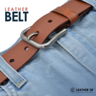 Cow Leather Belt - Round Edge Buckle 
Color: Black, Brown and Tan – 008
• Top Grain Leather 
• Width 3.9 cm (approx) 
• Thickness = 3.5 mm (approx)
• Buckle: Round Edge

https://leathersr.com/product/cow-leather-belt-round-edge-buckle/

 #leathersr #leather #belt #leatherbelts