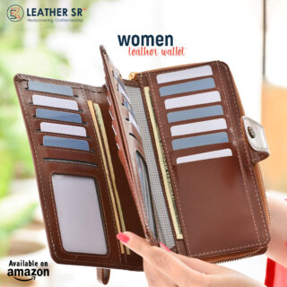 The glossy appearance that everyone wants. With Leather Sr's women's zipper wallet, you can have an edge of daring and sophisticated look.
Purchase today from our online shop: https://leathersr.com/product/wristlet-rfid-blocking-women-wallet/
Available on Amazon
https://www.amazon.com/Leather-SR-Capacity-Wristlet-Compartment/dp/B09FK33TYK?ref_=ast_sto_dp&th=1&psc=1
#LeatherSR #leatherwallet #wallet #womenwallet
