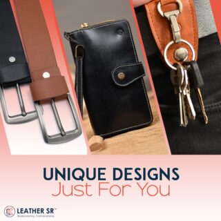 Enhance your look with Leather SR's exclusive leather collection, which provides comfort and indulgence. 
Check out our leather accessories collection online and place your order right away
 https://bit.ly/3sXAUp7
#Leathersr #Leatherwallet #Leatherbelt #leatherkeychain